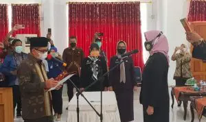 Yuni Nurmalawati Resmi Dilantik Sebagai Pj Sekda Butur