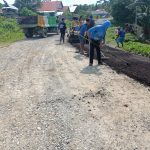 Parah, Jalan Tikong Nunca yang Dikerjakan PT DSM  Terkesan Asal Jadi