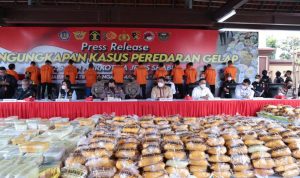 Polri Ungkap Peredaran 2,5 Ton Ganja Jaringan Internasional Timur Tengah