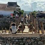 Miris! Jembatan Swadaya, Kades Pencado Sumbang Satu juta