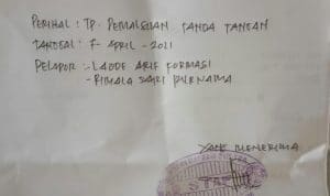 Diduga Palsukan Tanda Tangan, Ketua BEM UHO Dilapor ke Polda Sultra