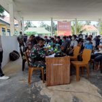 Sinergitas Kodim 1417 Kendari Bersama Bupati Konut  Dalam Menggelar Vaksinasi Massal