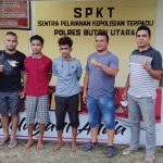 Polres Butur Amankan Dua Pria Pelaku Penganiayaan