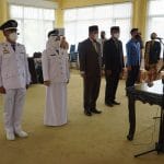 Sulkarnain Kadir Lantik Direksi Perusda dan Sejumlah Pejabat Pemkot