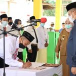 Bupati Konut Lantik Anggota BPD Kecamatan Wawolesea dan Sawa