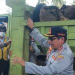 Razia Gabungan Tindak Kendaraan Over Load di Pos Dishub Desa Puasana