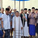 Bersama Pemda, KSO NTT Konut Letakkan Batu Pertama Pembangunan Mesjid Nurul Iman