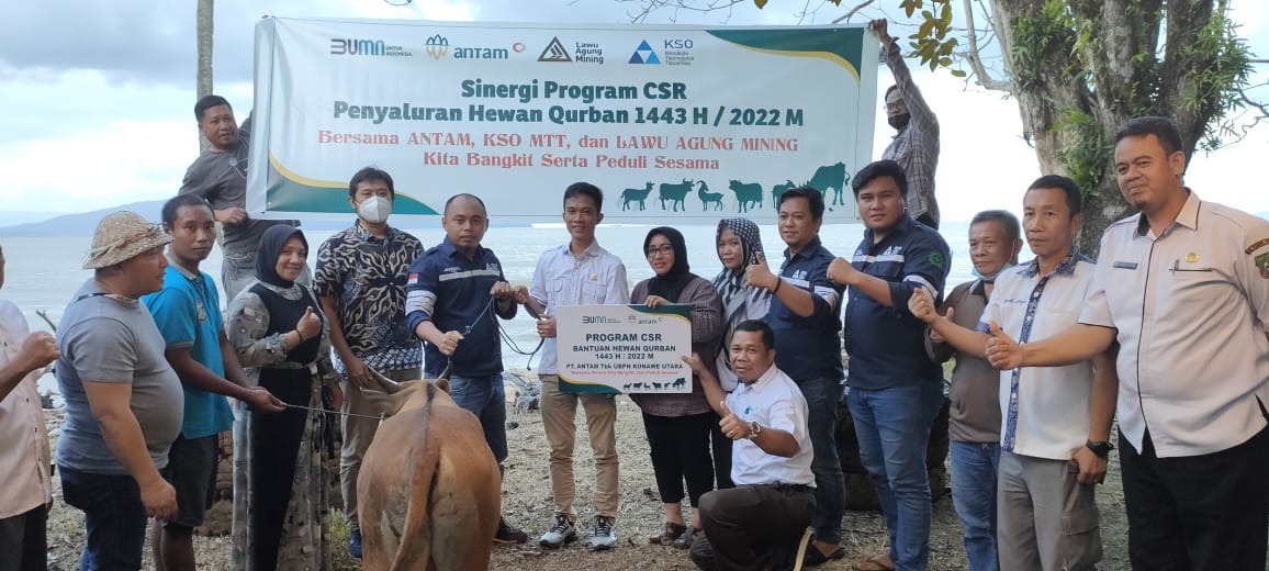 PT Antam Dan KSO-MTT Konut Berbagi Qurban Di Lingkar Tambang ...