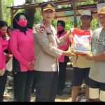 Polres Konut Salurkan Bansos Dampak Kenaikan BBM di Empat Kecamatan