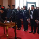 Ruksamin Lantik 16 Pejabat Pimpinan Tinggi Pratama Lingkup Pemda Konut