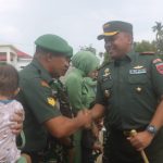 Dandim Kendari Kunjungan Kerja di Koramil Andowia dan Koramil Lasolo