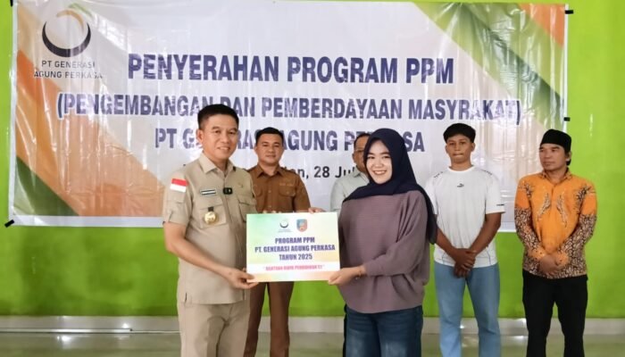 PT Generasi Agung Perkasa Buktikan Komitmen Sosial, Salurkan PPM Rp859,4 Juta untuk Masyarakat Lingkar Tambang